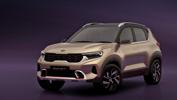 «Кореец» показал начинку: Рассекречен интерьер KIA Sonet