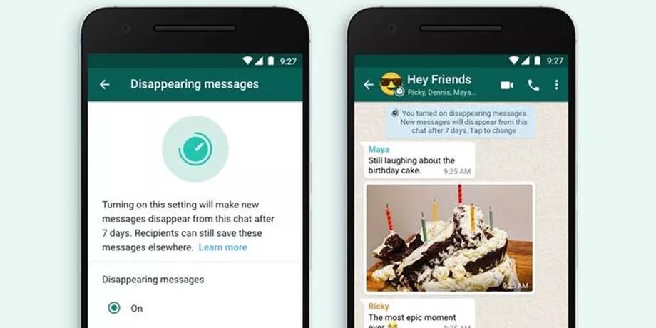 WhatsApp запускает функцию исчезающих сообщений