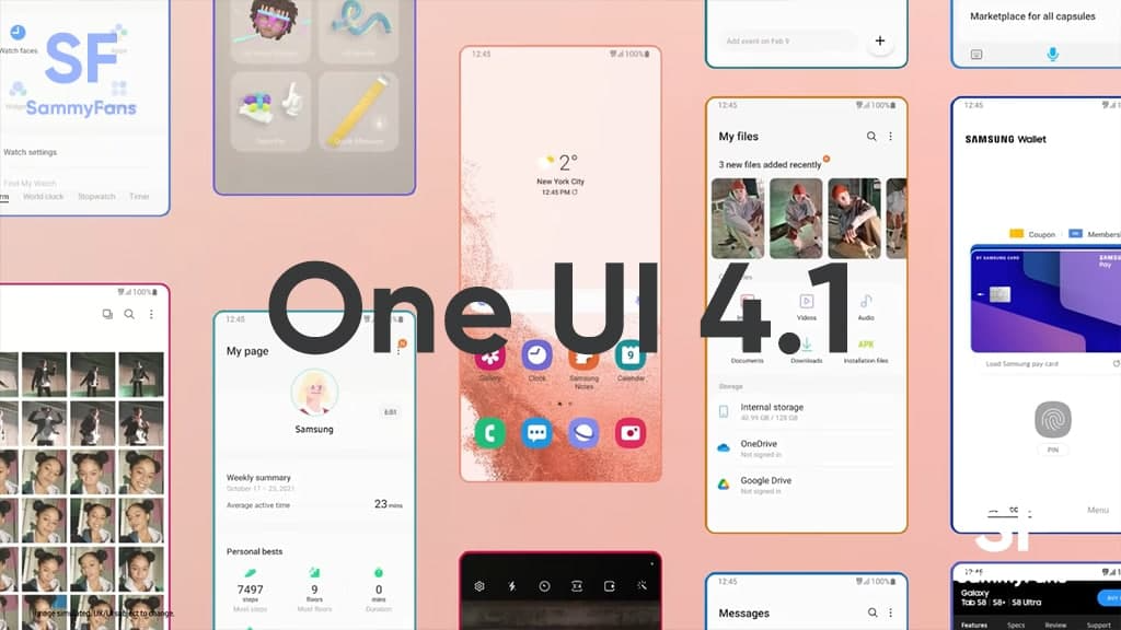 Samsung расширила список смартфонов с оболочкой One UI 4.1