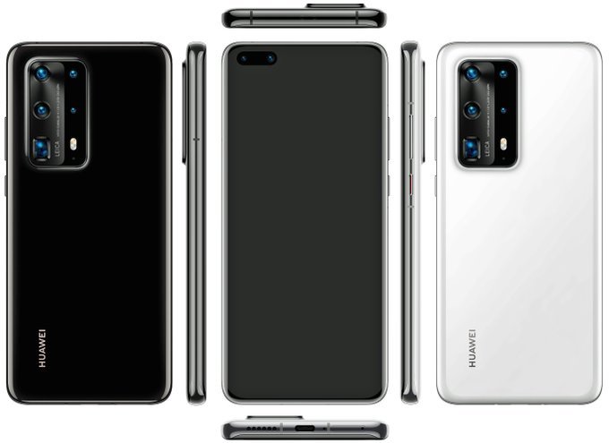 Вот так выглядят все семь камер премиального Huawei P40 Pro с керамическим корпусом