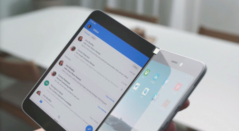 Двухэкранный Microsoft Surface Duo получит функцию, как у аппаратов Samsung. App Groups позволит запускать две программы одновременно