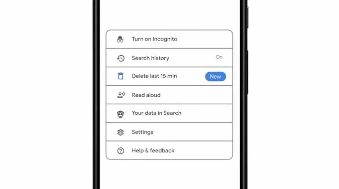 Google позволит удалять последние 15 минут истории поиска и скрывать фотографии