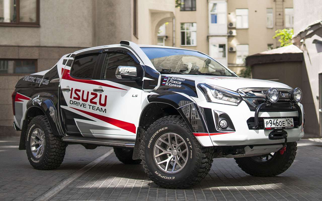 Isuzu D-Max превратили в вездеход для серьезного бездорожья