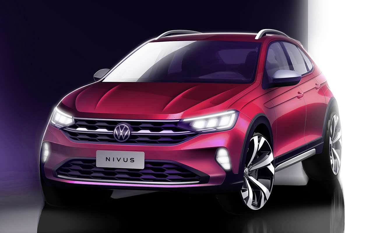 Volkswagen Nivus: дата премьеры и первое изображение