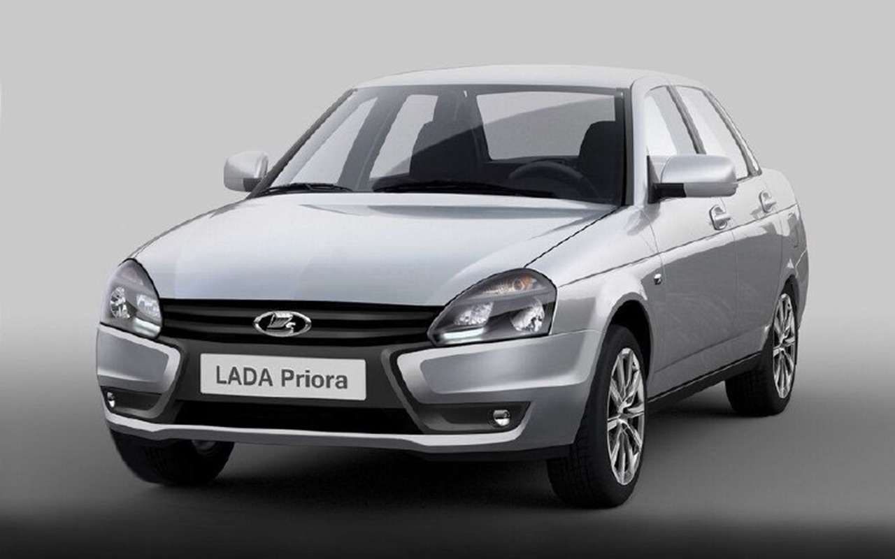 Lada Priora в Х-стиле – она почти получилась