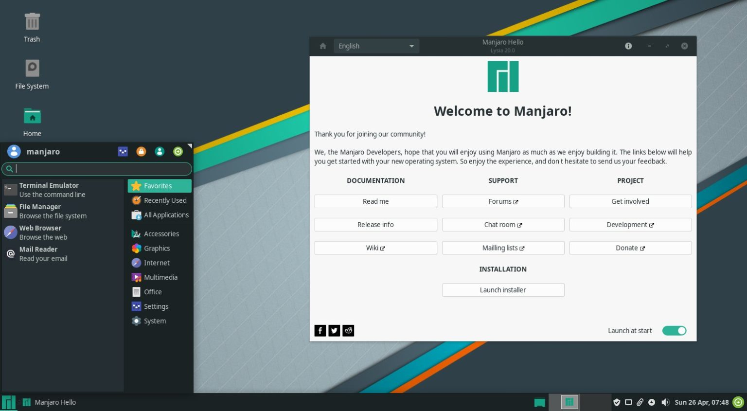 Состоялся релиз Linux-дистрибутива Manjaro 20.0