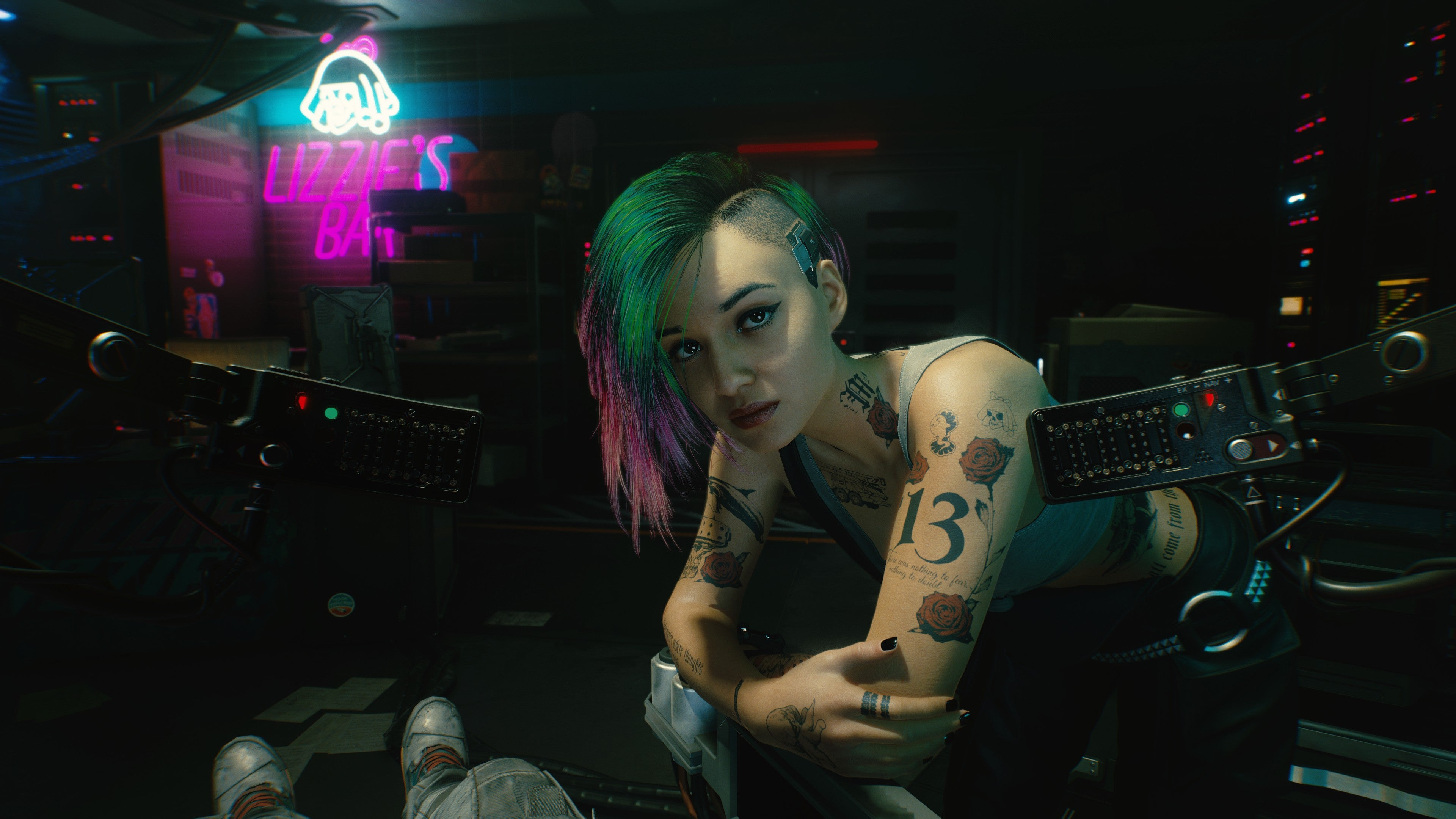 Вырезанная особенность Cyberpunk 2077: игрок сумел угнать фургон Джуди, чем рассердил девушку