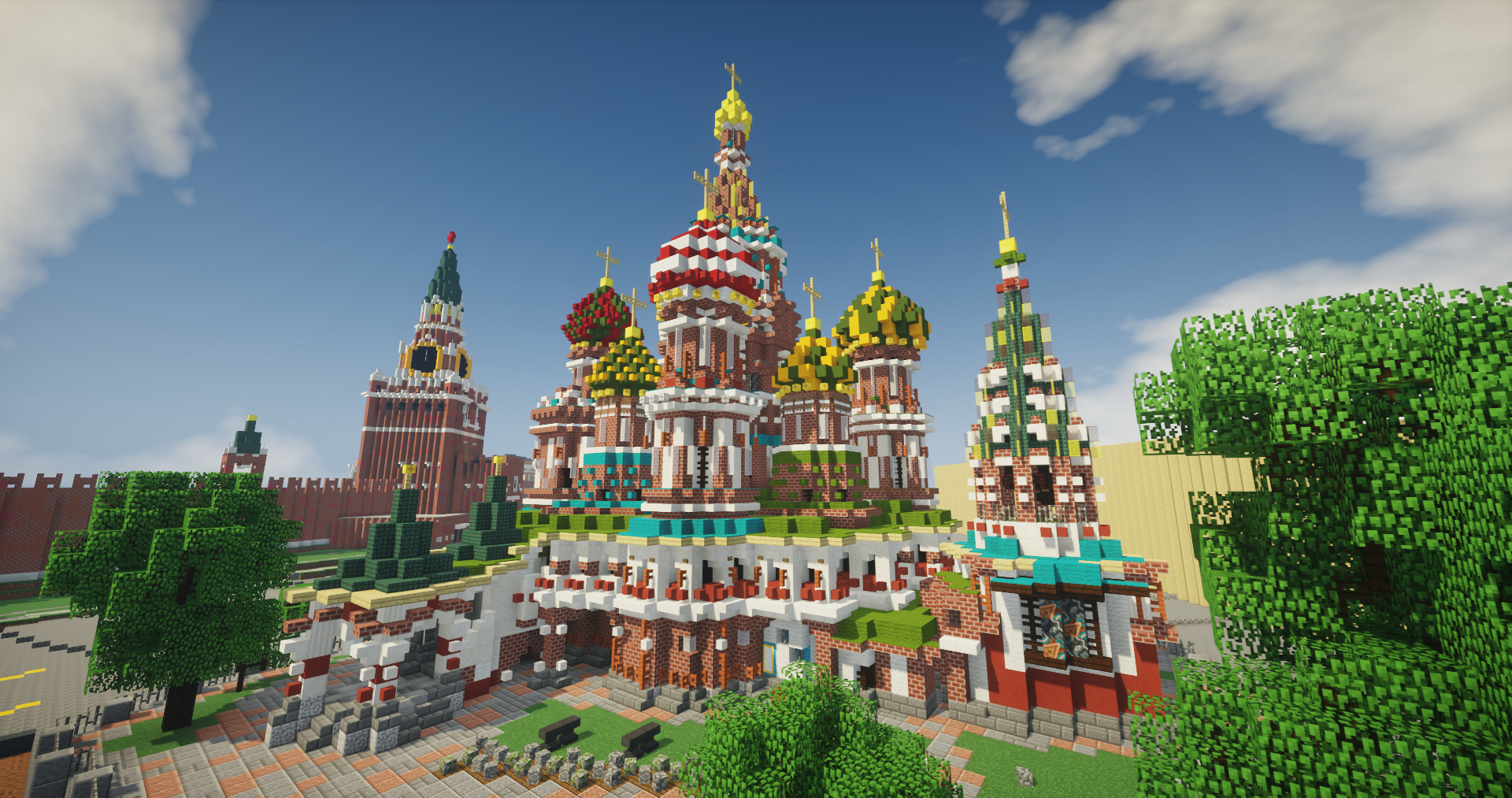 Энтузиасты возвели в Minecraft множество российских достопримечательностей в масштабе один к одному