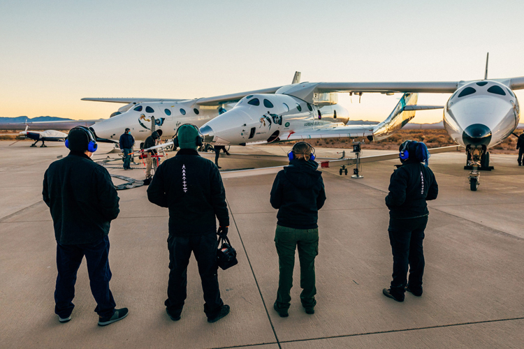 Virgin Galactic проведёт лётные испытания туристического космического корабля VSS Unity до конца февраля