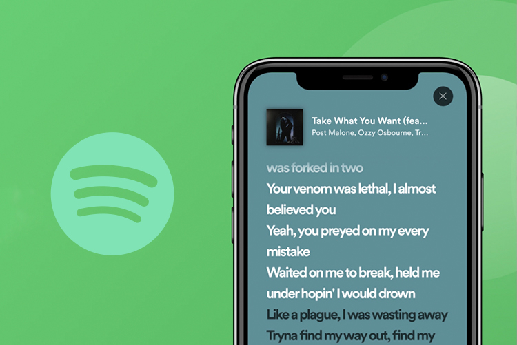 Spotify тестирует новую функцию Live Lyrics в своём приложении