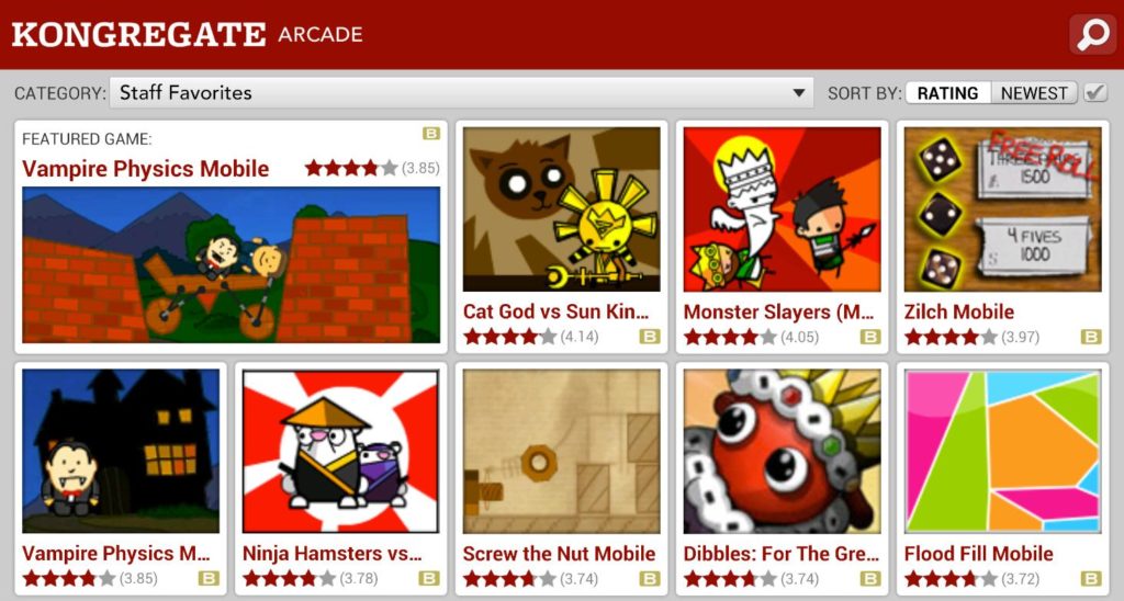 На Kongregate.com закрыли возможность размещать веб-игры