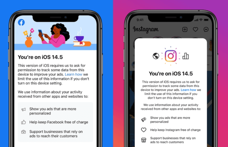 Facebook и Instagram могут стать платными из-за iOS 14.5