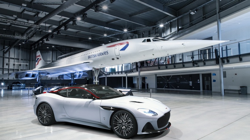 Сверхзвуковой 'Конкорд' спустился на землю в обличье Aston Martin