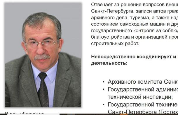 Вице-губернатор Олег Марков покинул пост вице-губернатора по туризму