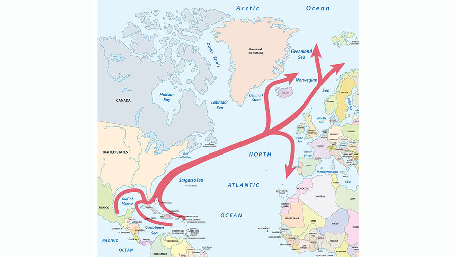 Ученые зафиксировали сильнейшее снижение активности Гольфстрима