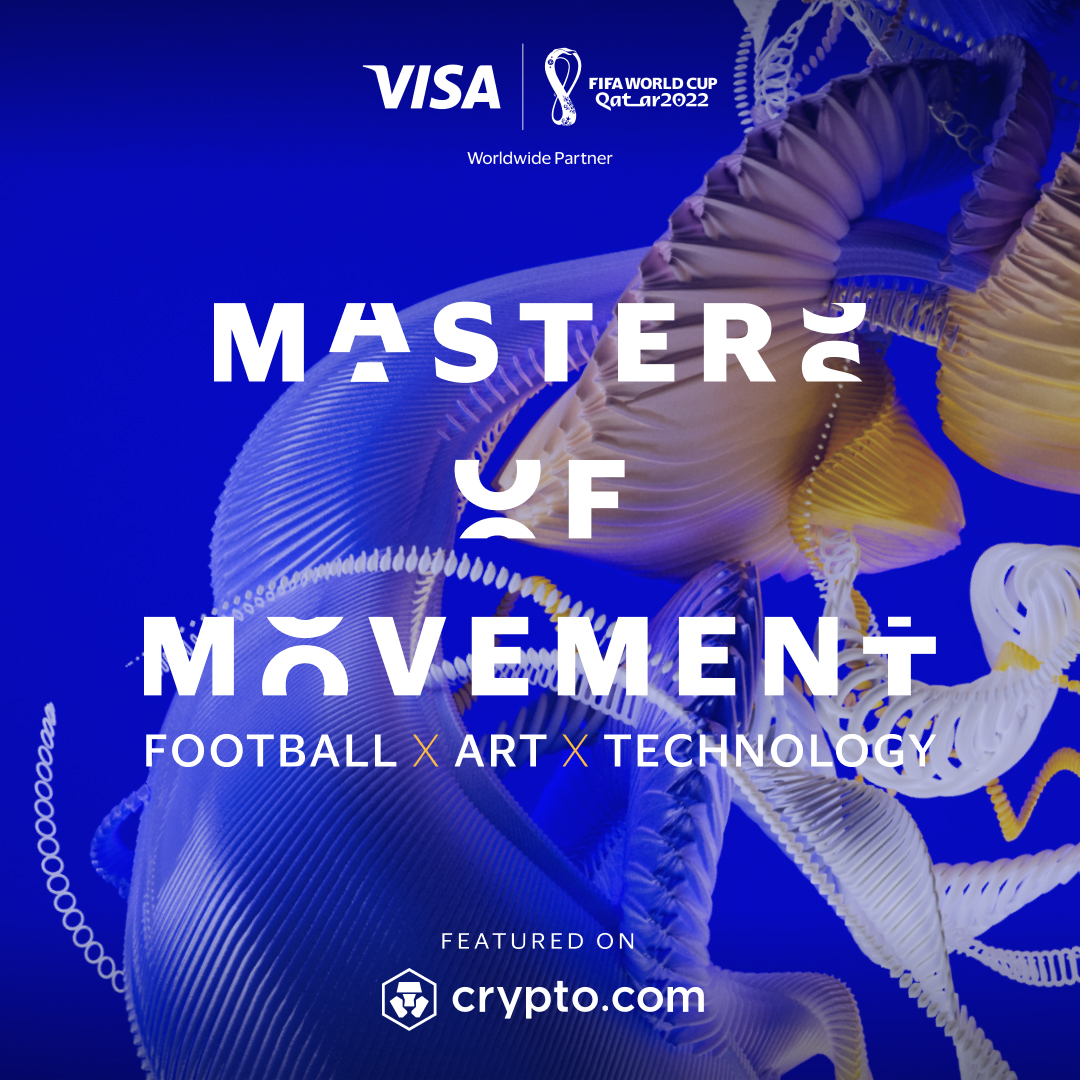 Visa и Crypto.com объединили футбол, искусство и NFT в преддверии Чемпионата мира по футболу FIFA 2022