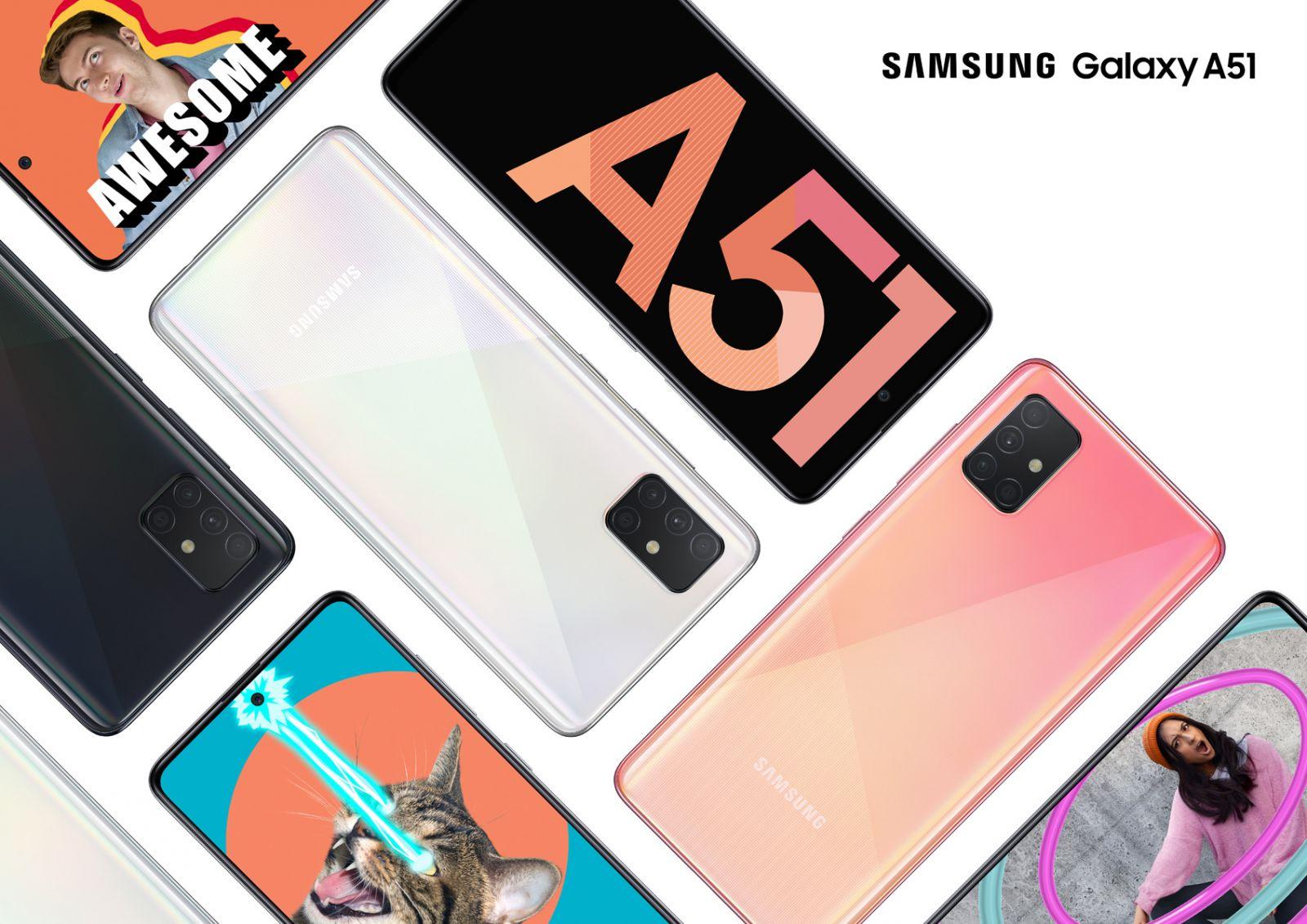 Samsung Galaxy A51 стал самым популярным Android смартфоном в начале 2020 года