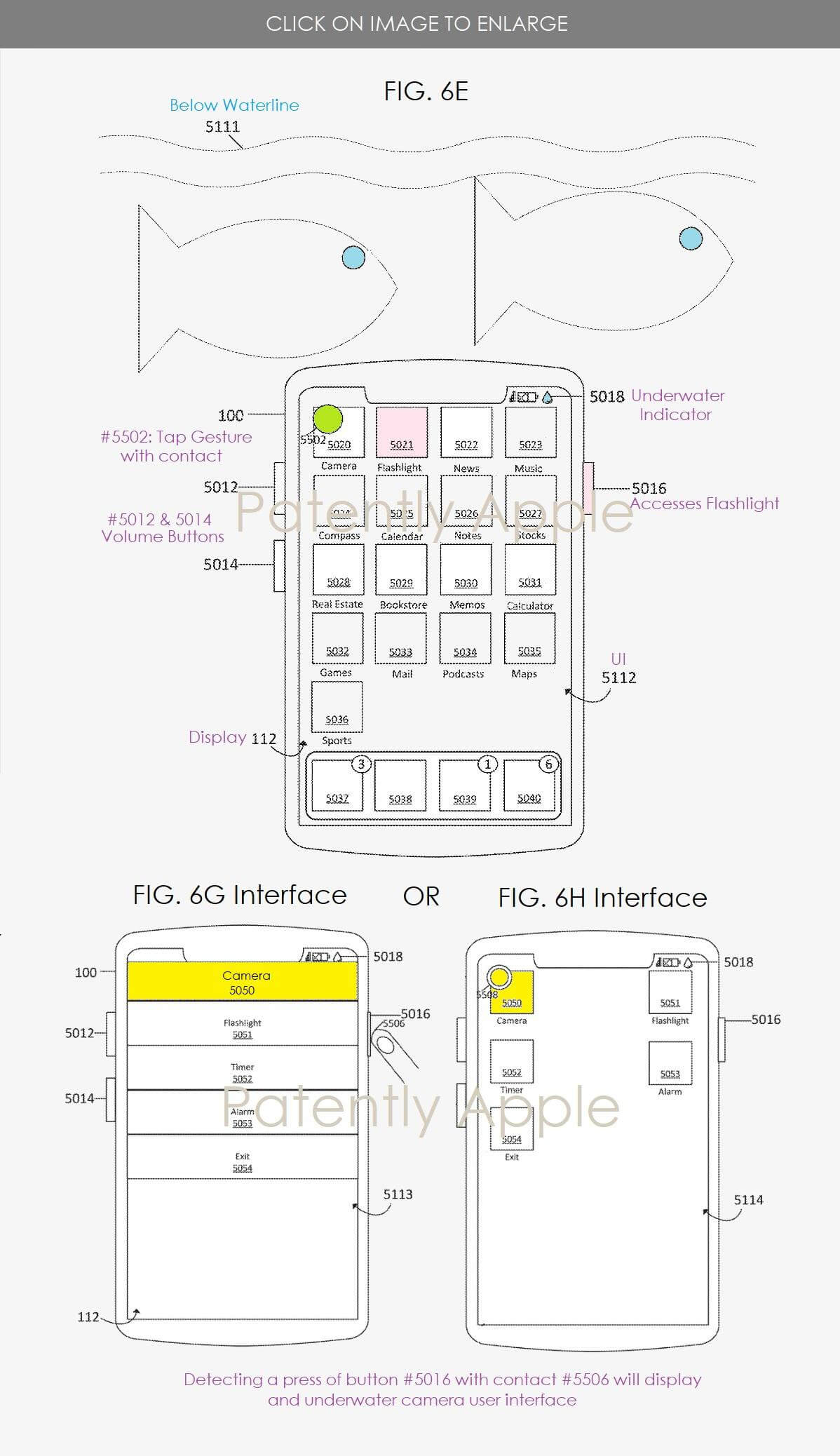 Apple запатентовала подводный режим работы iPhone