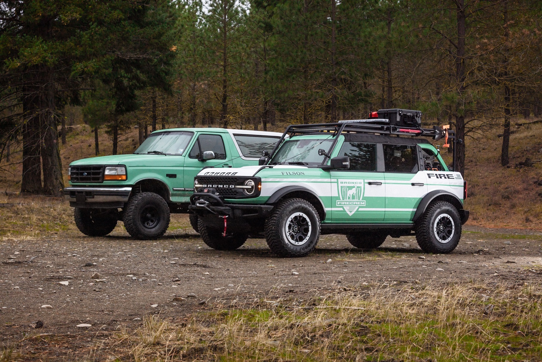 Новый Ford Bronco получил огнестойкий салон и пожарный шланг