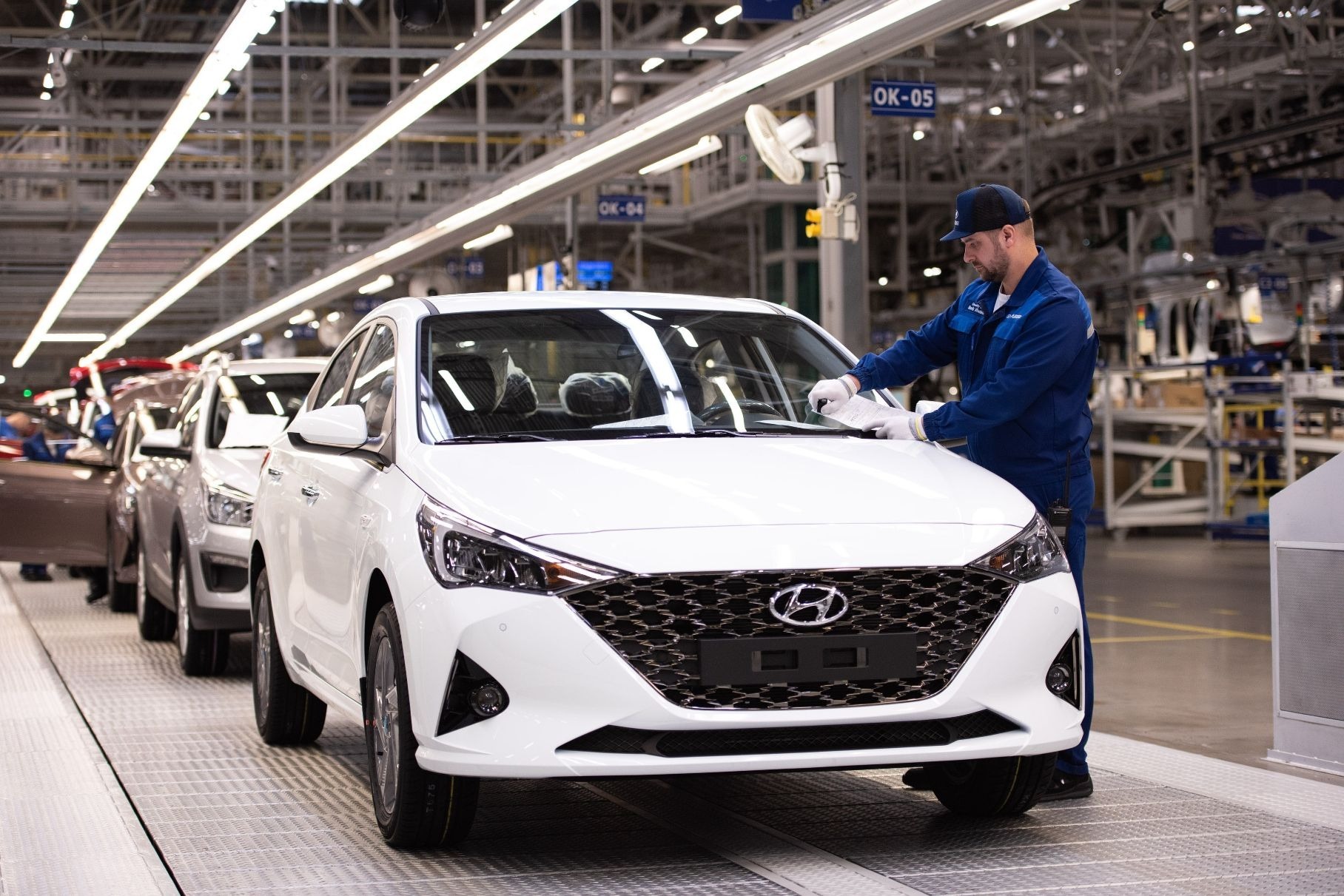 В России за 2020 год собрали почти 220 тысяч автомобилей Hyundai