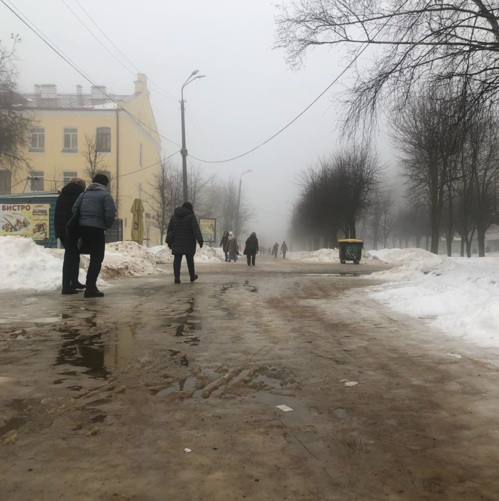 Смоленск превращается в сплошной каток