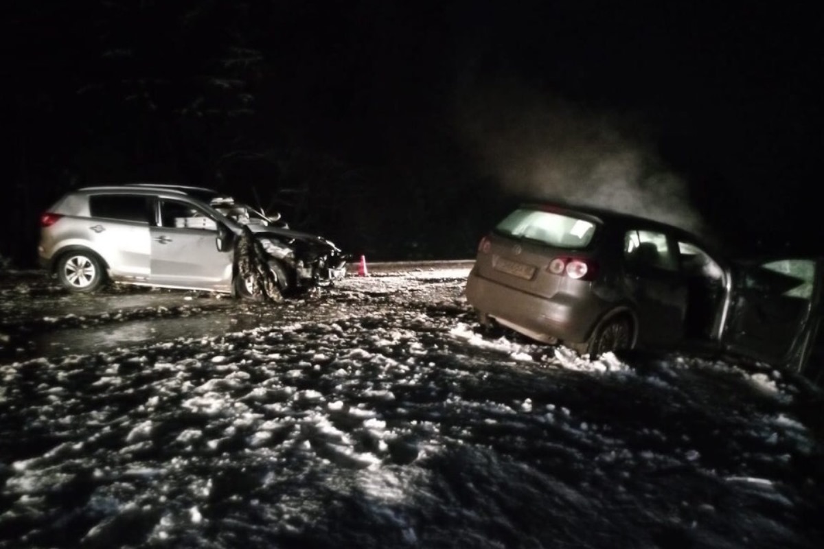 В лобовом ДТП в Тверской области пострадали 4 человека