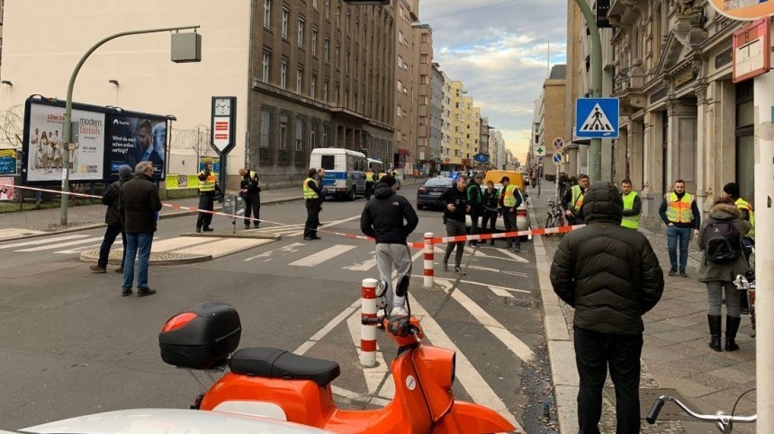 В центре Берлина звучат выстрелы, стянуты наряды полиции