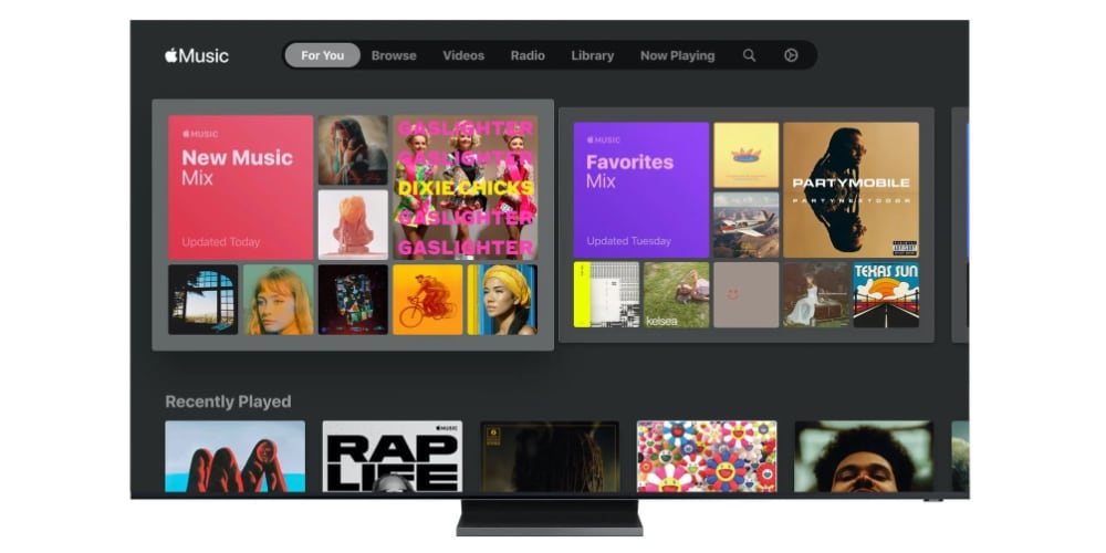 Apple Music теперь можно послушать на телевизорах Samsung