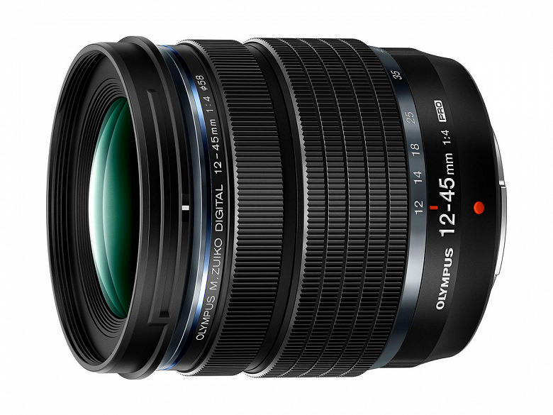 Объектив M.Zuiko Digital ED 12-45mm F4.0 PRO назван самым маленьким и легким зум-объективом с постоянной максимальной диафрагмой