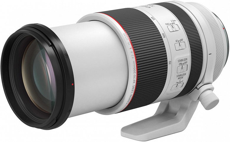 Canon признает, что у объектива RF 70-200mm F2.8L IS USM есть проблема с фокусировкой