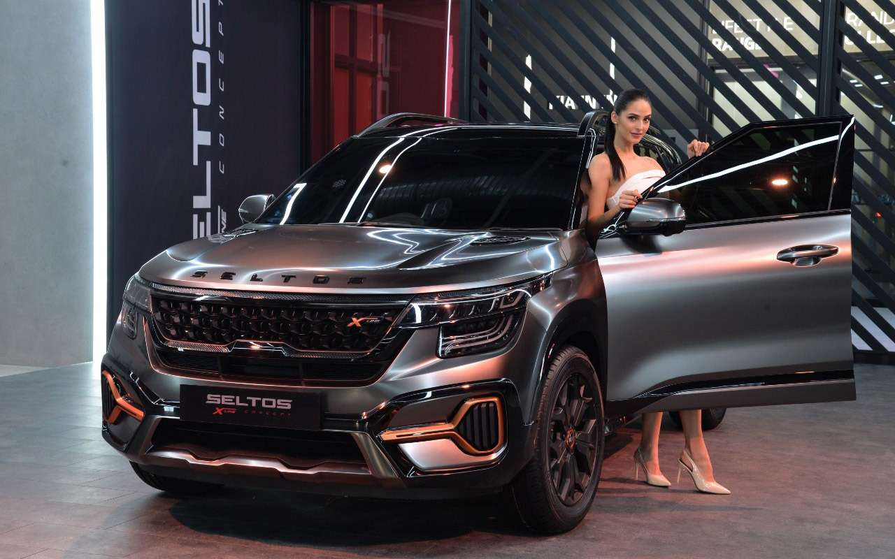 Seltos X-Line Concept посетил автосалон в Нью-Дели